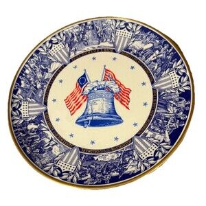 Vintage 1976- Alvin Fine China-Commemorating Bicentennial Collector’s Plate